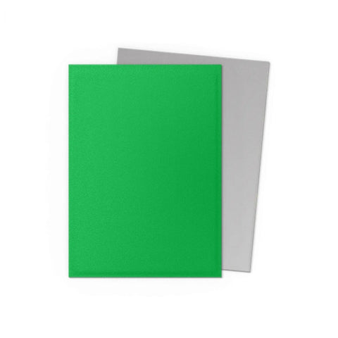 Dragon Shield - Standard Size Sleeves: Matte Dual - Apple Green & Silver