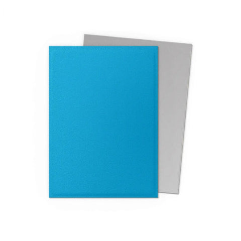Dragon Shield - Standard Size Sleeves: Matte Dual – Sky Blue & Silver