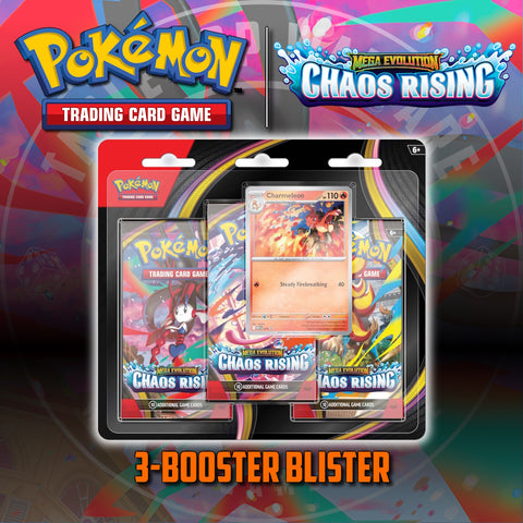 Pokemon TCG [ME4.0] Chaos Rising: 3-Booster Blister [MAX 2 PER CUSTOMER]