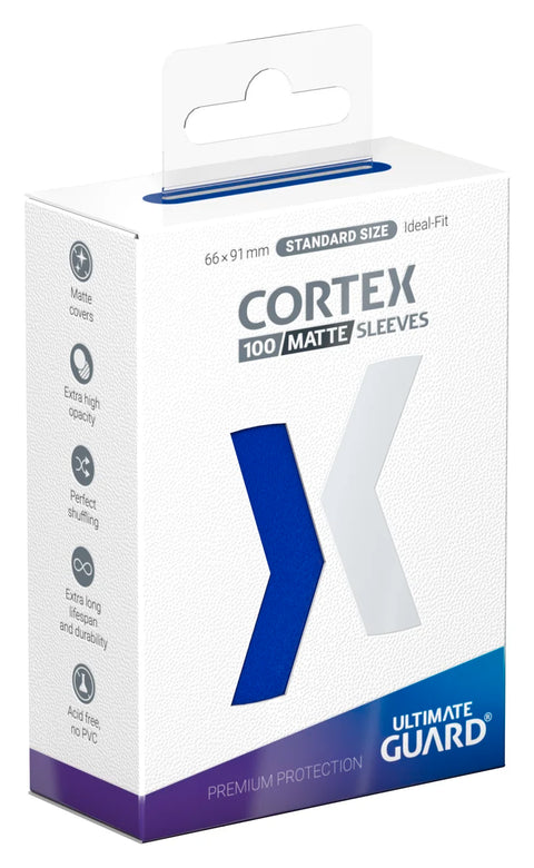 Ultimate Guard - Standard Size Sleeves: Cortex Matte - Blue