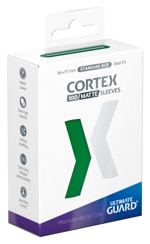 Ultimate Guard - Standard Size Sleeves: Cortex Matte - Green