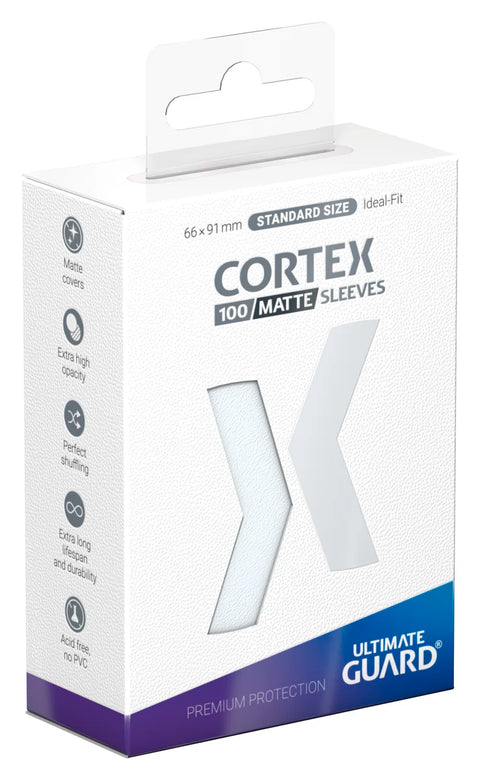 Ultimate Guard - Standard Size Sleeves: Cortex Matte - Transparent