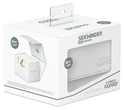 Ultimate Guard - Sidewinder 100+ Xenoskin Deck Box: Monocolor White