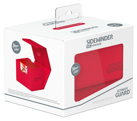 Ultimate Guard - Sidewinder 100+ Xenoskin Deck Box: Monocolor Red