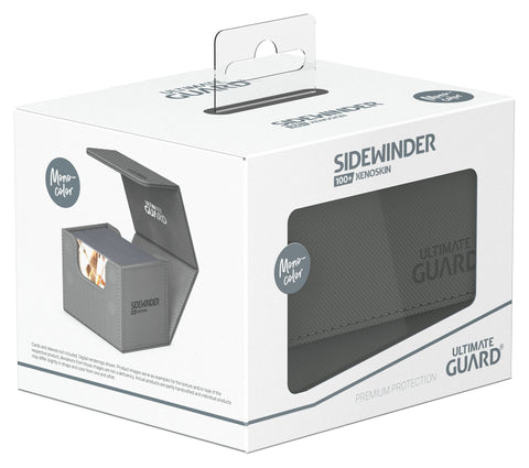 Ultimate Guard - Sidewinder 100+ Xenoskin Deck Box: Monocolor Grey