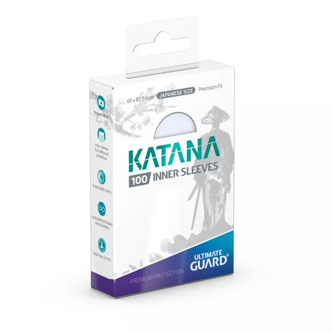 Ultimate Guard - Katana Japanese Size Sleeves: Inner Transparent