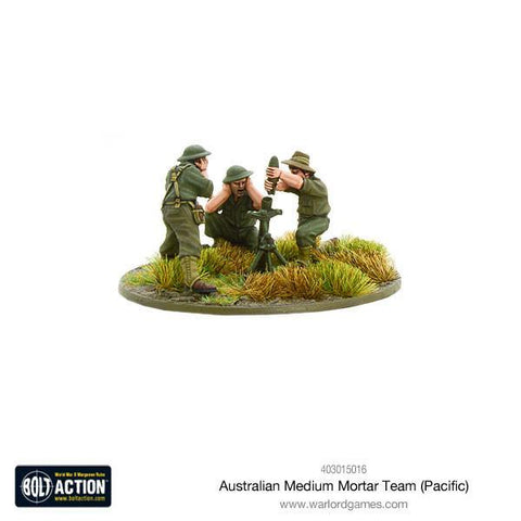 Bolt Action - Australian Medium Mortar Team Pacific