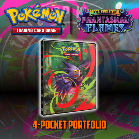 Pokemon TCG [ME2.0] Phantasmal Flames: 4 Pocket Portfolio