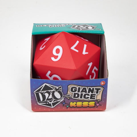 KESS - D20 Foam Giant Dice: Red