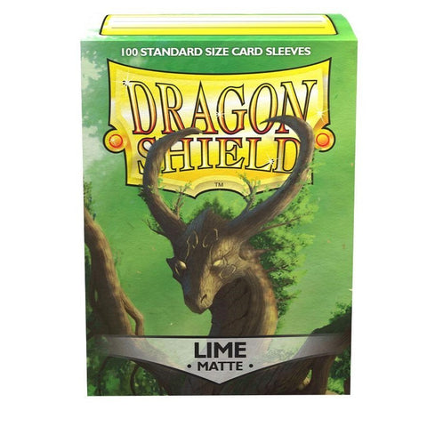 Dragon Shield - Standard Size Sleeves: Matte - Lime