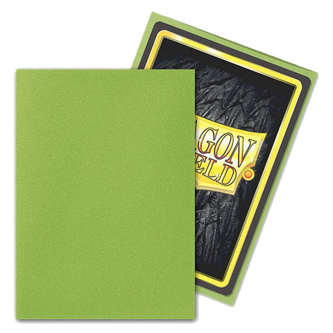 Dragon Shield - Standard Size Sleeves: Matte - Lime