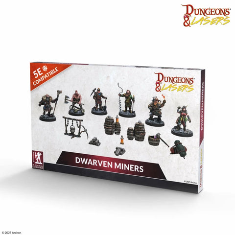 Dungeons & Lasers - Miniatures: Dwarven Miners