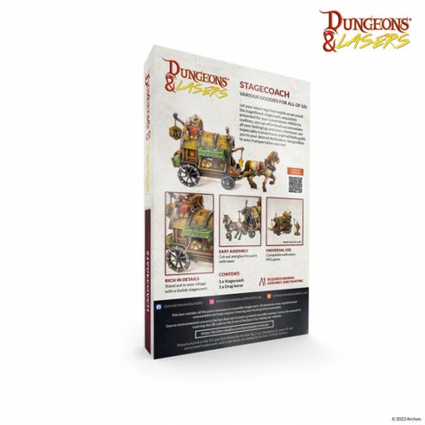 Dungeons & Lasers - Miniatures: Stagecoach
