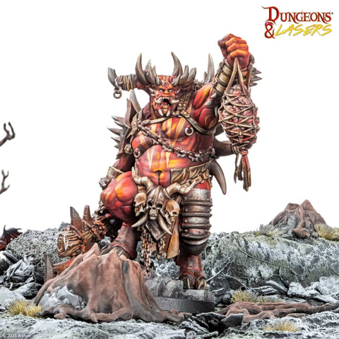 Dungeons & Lasers - Miniatures: Baef The Horned Demon