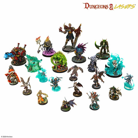 Dungeons & Lasers - Miniatures: Victims Of Insanity