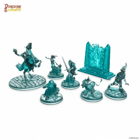 Dungeons & Lasers - Miniatures: Ghosts (Clear)
