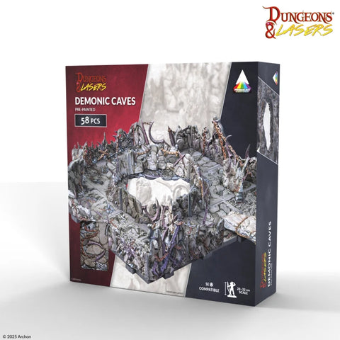 Dungeons & Lasers - Pre-Painted Terrain: Demonic Caves