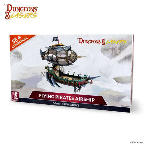 Dungeons & Lasers - Miniatures: Deuslair: Flying Pirates Airship
