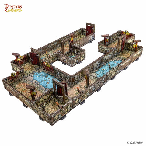Dungeons & Lasers - Pre-Painted Terrain: Dwarven Mine