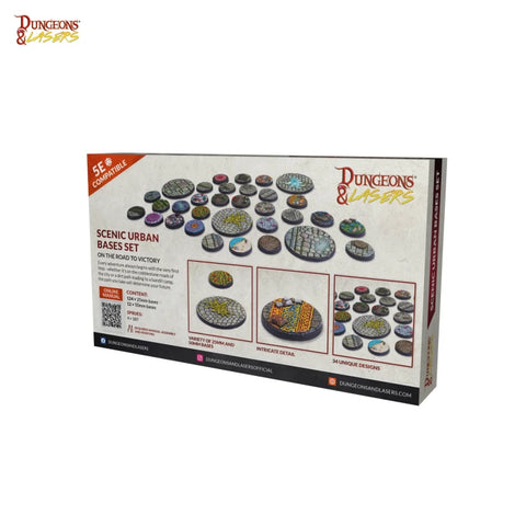 Dungeons & Lasers - Miniatures: Scenic Urban Bases Set