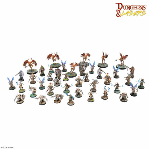 Dungeons & Lasers - Miniatures: Armies Of Deuslair