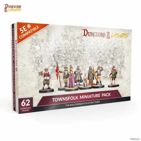 Dungeons & Lasers - Miniatures: Townsfolk