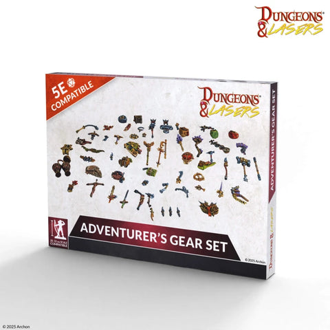 Dungeons & Lasers - Miniatures: Adventurers Gear Set