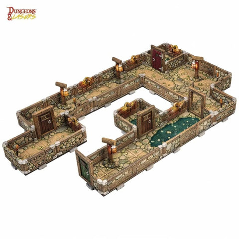 Dungeons & Lasers - Half-Height Walls: Dwarven Mine