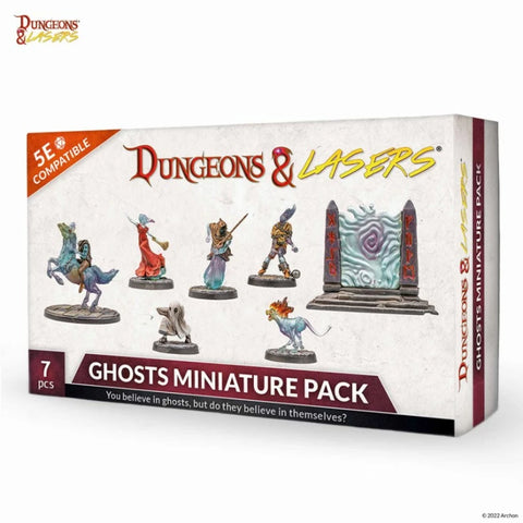 Dungeons & Lasers - Miniatures: Ghosts (Clear)