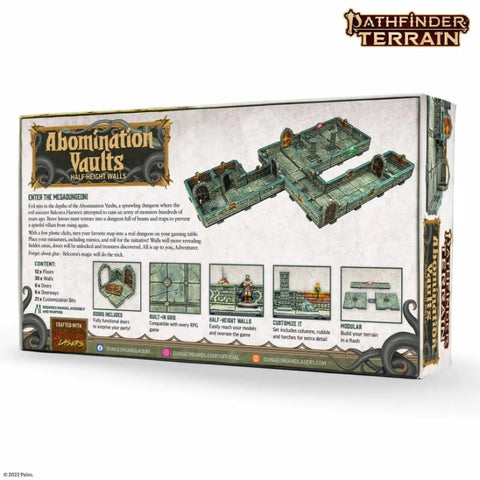 Dungeons & Lasers - Pre-Painted Terrain: Abomination Vaults
