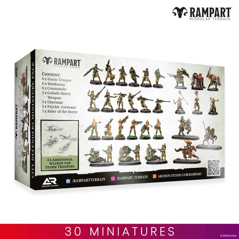 Rampart: Modular Terrain - City Defenders Miniature Pack