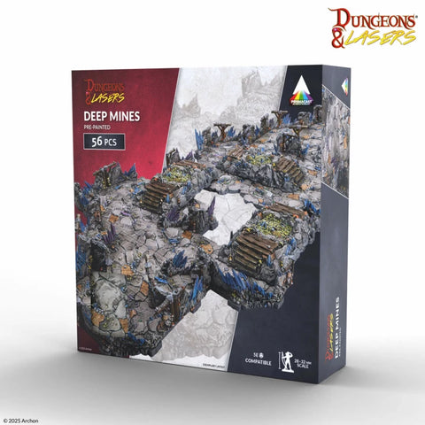 Dungeons & Lasers - Pre-Painted Terrain: Deep Mines