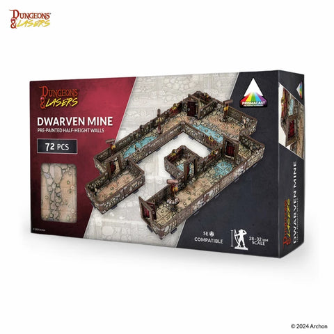 Dungeons & Lasers - Pre-Painted Terrain: Dwarven Mine