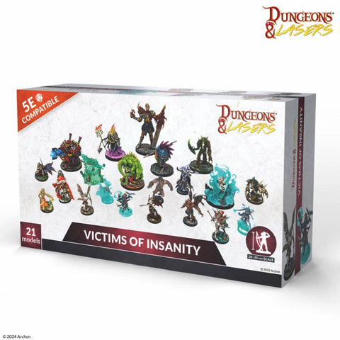 Dungeons & Lasers - Miniatures: Victims Of Insanity