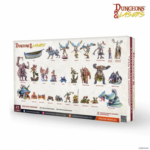 Dungeons & Lasers - Miniatures: Fantasy Miniatures Set