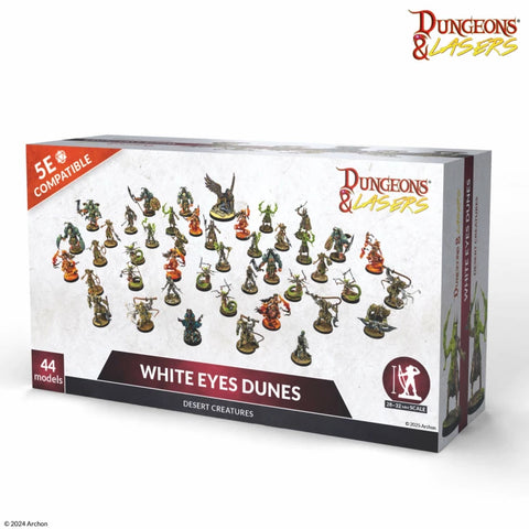 Dungeons & Lasers - Miniatures: White Eyes Dunes