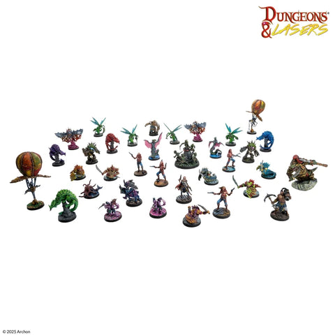 Dungeons & Lasers - Miniatures: Raiders And Beasts Of Scareguards Archipelago