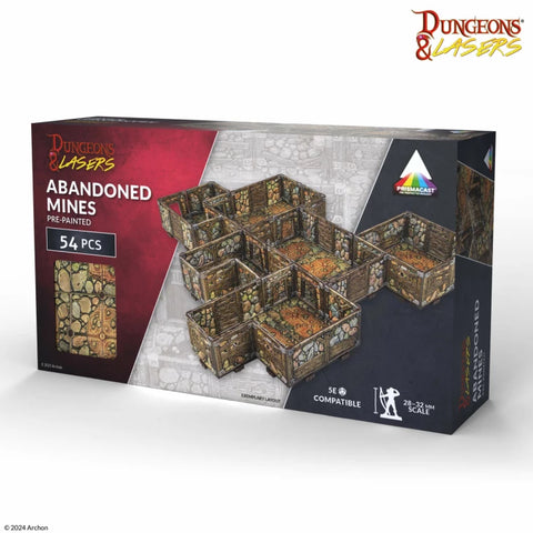 Dungeons & Lasers - Pre-Painted Terrain: Abandoned Mines