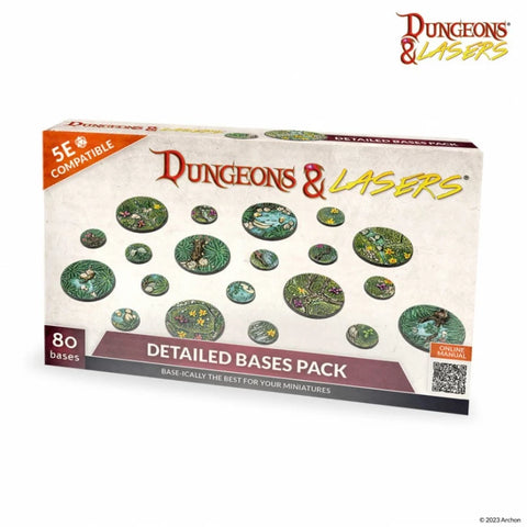 Dungeons & Lasers - Miniatures: Detailed Bases Pack