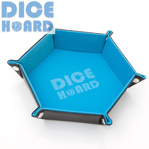 Dice Hoard: Hex Dice Tray - Blue