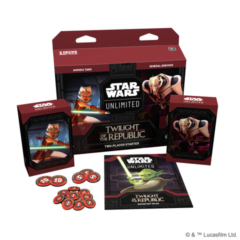 Star Wars Unlimited TCG (SWU03) Twilight of the Republic Two-Player Starter