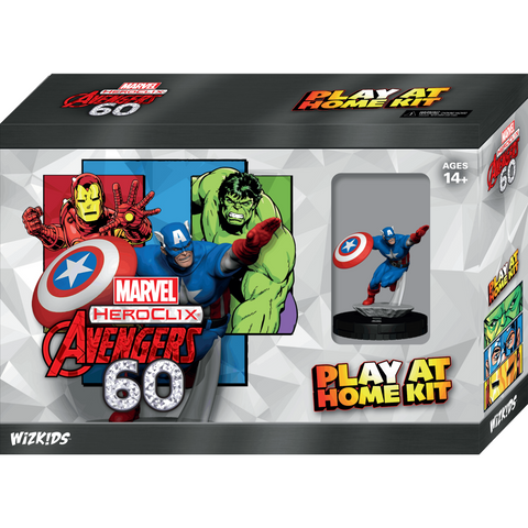 HeroClix (Play at Home Kit) Marvel Avengers 60th Anniversary - Captain America