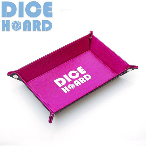 Dice Hoard: Glitter Dice Tray - Rose Red