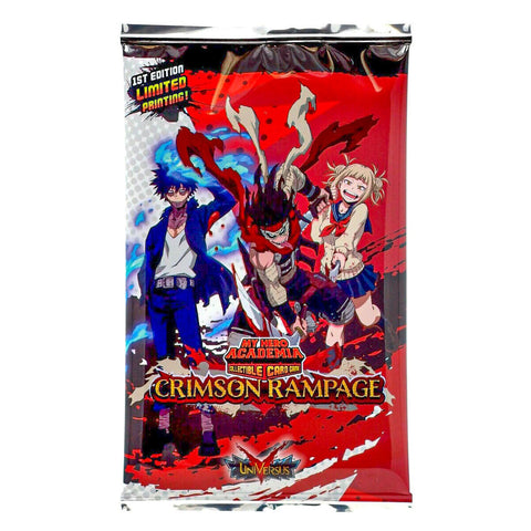 [CLEARANCE] My Hero Academia TCG - Crimson Rampage: Booster Pack