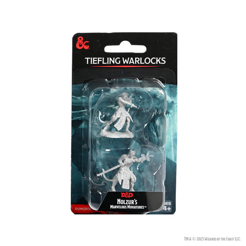 D&D Nolzur's Marvelous Miniatures - Tiefling Warlocks