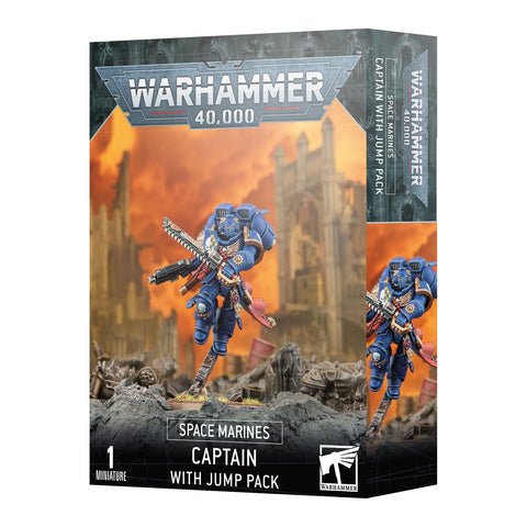40K Space Marines - Captain With Jump Pack (48-17)