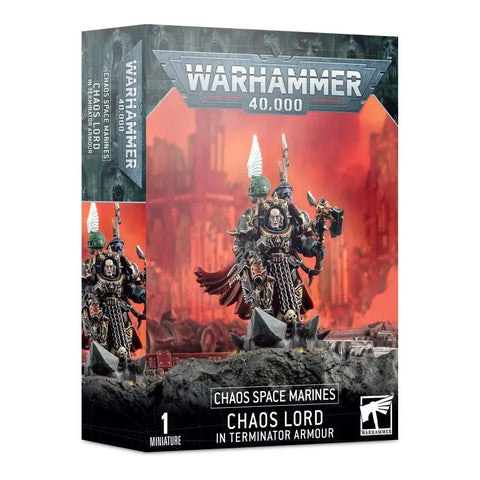 40k Chaos Space Marines: Chaos Lord In Terminator Armour (43-12)