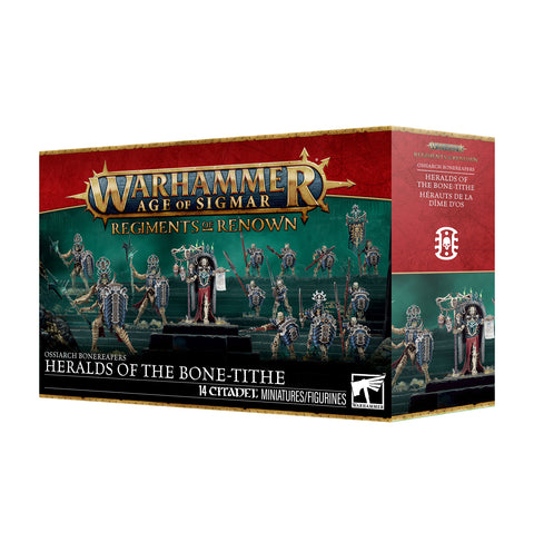 Age of Sigmar - Ossiarch Bonereapers: Regiment Of Renown - Heralds Of The Bone-Tithe (94-43)