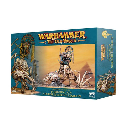 The Old World - Tomb Kings Of Khemri: Tomb King On Necrolith Bone Dragon (07-08)