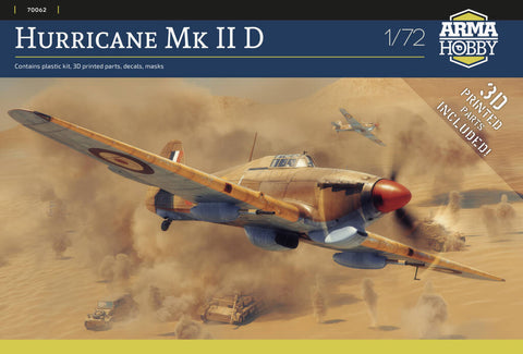 ARMA Hobby - 1/72 Hurricane MkII D Model Kit